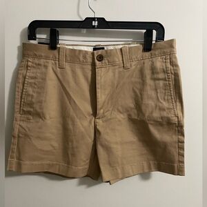 NWT J. Crew Men's 5" Flex Chino Short in Khaki Size 30